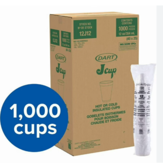 708Q Vaso Foam Dart 12 oz 40/25 (12J12)